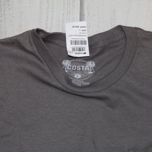 NEW Costa Men's Founders Logo Graphic T-shirt - Picture 2 of 7